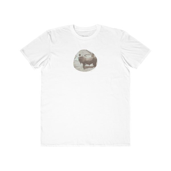 Mens Bull Photo Print T-Shirt | Sir Loin
