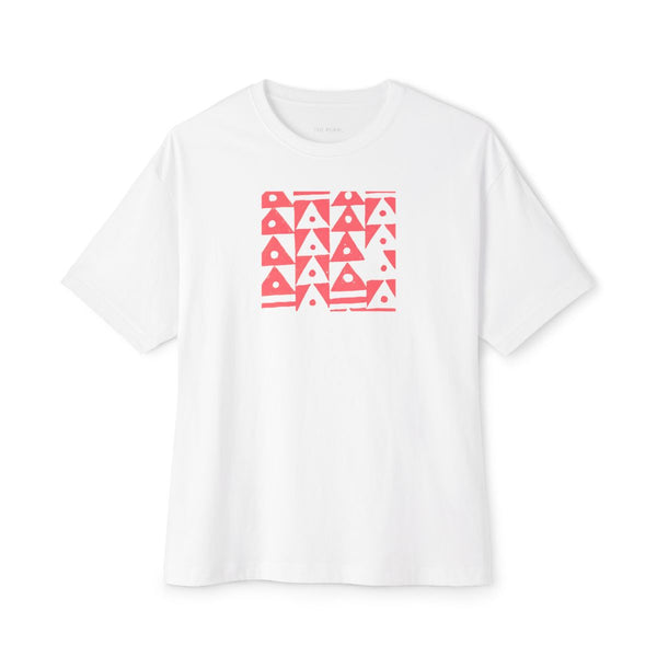 Artsy Triangles Oversized Graphic T-Shirt