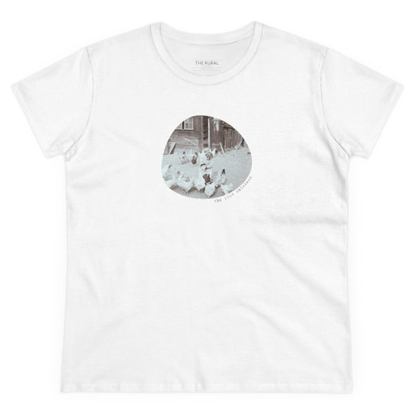 Womens Chickens Photo Print T-Shirt | The Plot Chickens