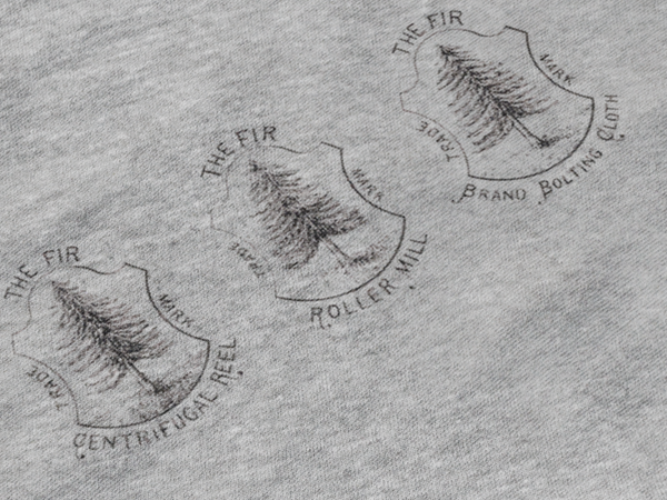 Womens Fir Tree Company Graphic Logo T-Shirt