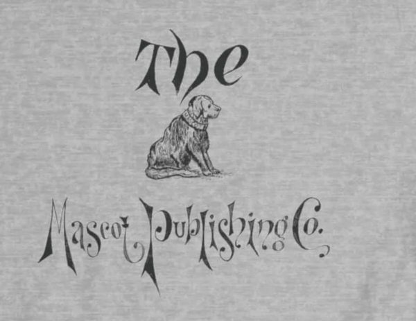 Womens Dog Mascot Publishing Graphic Logo T-Shirt