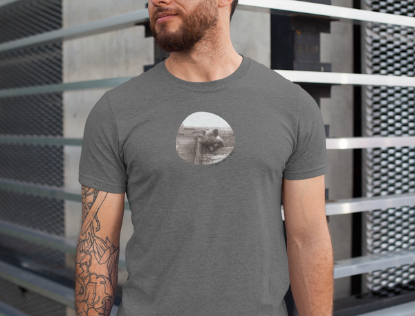 Mens Pig Photo Print T-Shirt | I Ham Who I Ham