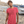 man wearing heather red mens tshirt with vintage graphic logo of red snapper sauce brand