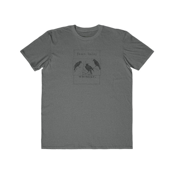 Mens Raven Valley Whiskey Graphic Logo T-Shirt